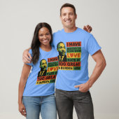 Liefde haat is te groot om te Beer T-shirt (Unisex)