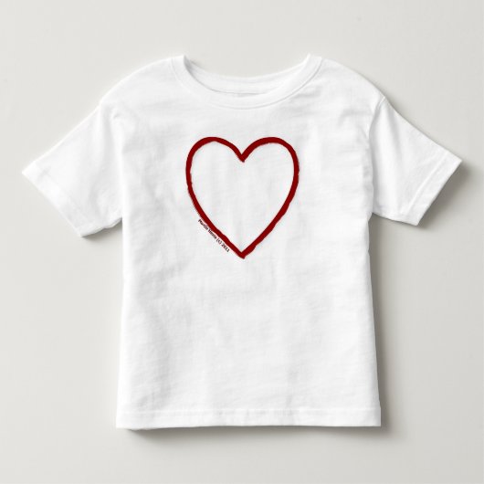 Liefde & Haat Kind Shirt Sjabloon (Voorkant)