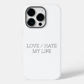 Liefde/haat mijn leven Case-Mate iPhone case (Achterkant)