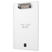 Liefde/haat mijn leven klembord (Links)