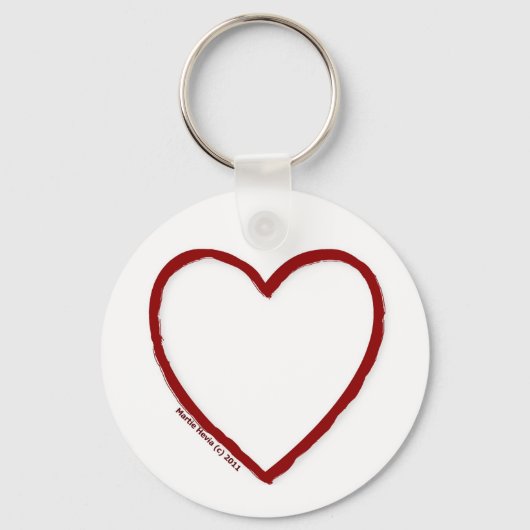 Liefde & Haat Sleutelhanger Sjabloon (Voorkant)