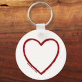 Liefde & Haat Sleutelhanger Sjabloon (Voorkant)