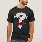 Liefde haat waarom je denkt dat ze het een helling t-shirt (Voorkant)