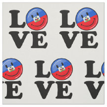 Liefde Haiti glimlachende vlag