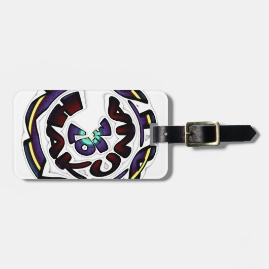 Liefde Hakuna Matata Art Print Bagagelabel (Voorkant horizontaal)