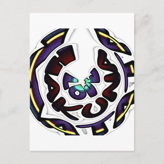 Liefde Hakuna Matata Art Print Briefkaart (Voorkant)