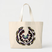 Liefde Hakuna Matata Art Print Grote Tote Bag (Voorkant)