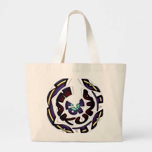 Liefde Hakuna Matata Art Print Grote Tote Bag (Voorkant)
