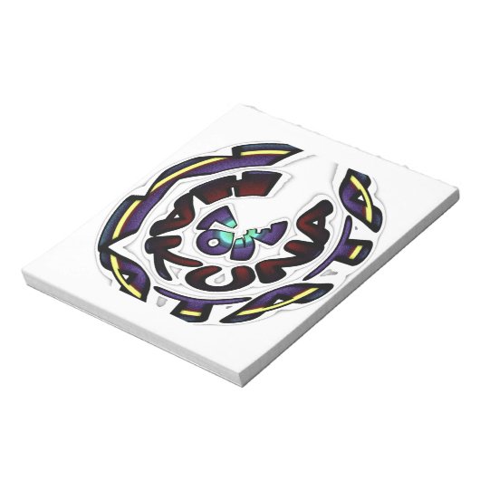 Liefde Hakuna Matata Art Print Notitieblok (Linkerzijde)