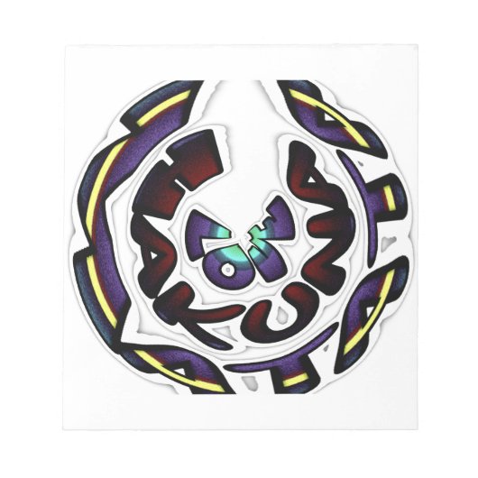 Liefde Hakuna Matata Art Print Notitieblok (Voorkant)