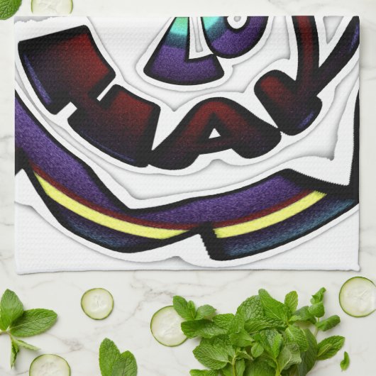 Liefde Hakuna Matata Art Print Theedoek (Gevouwen)