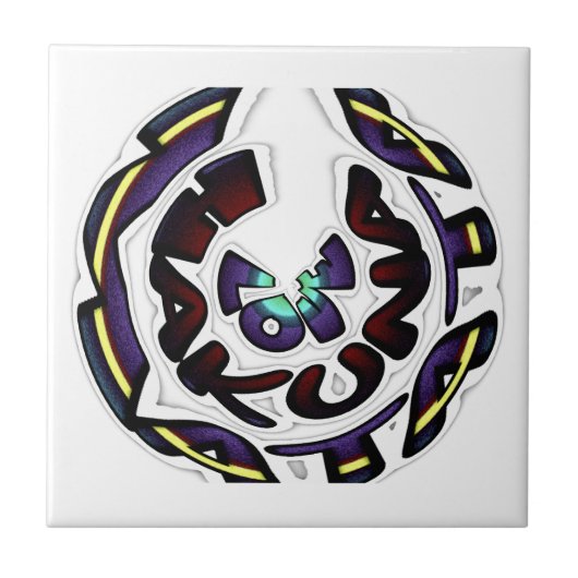 Liefde Hakuna Matata Kunstprint Tegeltje (Voorkant)