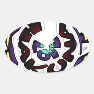 Liefde Hakuna Matata mooie cadeautjes Ovale Sticker