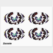 Liefde Hakuna Matata mooie cadeautjes Ovale Sticker (Vel)