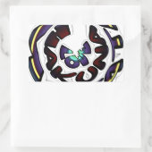 Liefde Hakuna Matata mooie cadeautjes Rechthoekige Sticker (Tas)