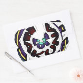 Liefde Hakuna Matata mooie cadeautjes Rechthoekige Sticker (Envelop)