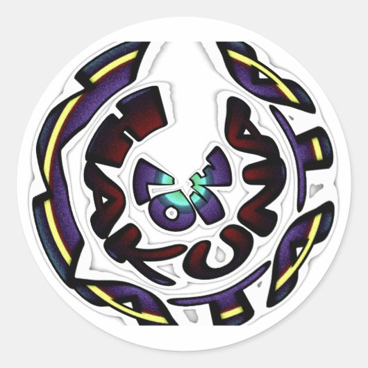 Liefde Hakuna Matata mooie cadeautjes Ronde Sticker (Voorkant)