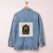 Liefde Halloween Skelet Vogelverschrikker Vollemaa Denim Jacket (Hangar)