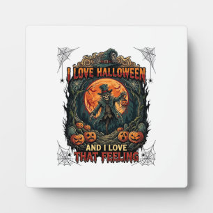 Liefde Halloween Skelet Vogelverschrikker Vollemaa Fotoplaat