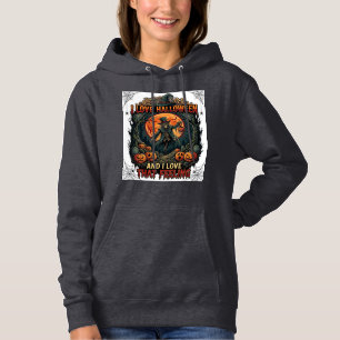 Liefde Halloween Skelet Vogelverschrikker Vollemaa Hoodie