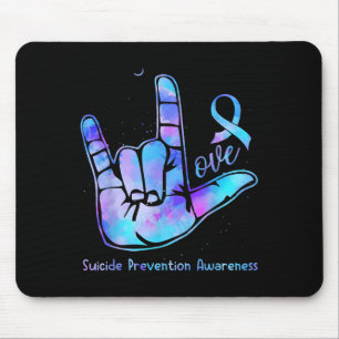 Liefde hand Sign Suicide Prevention Awareness Week Muismat