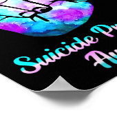 Liefde hand Sign Suicide Prevention Awareness Week Poster (Hoek)