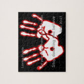 Liefde handen - John 20:27 Legpuzzel (Verticaal)