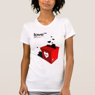 Liefde handvat met zorg t-shirt