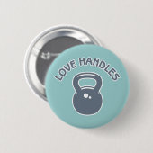 Liefde handvatten ronde button 5,7 cm (Voorkant /achterkant)