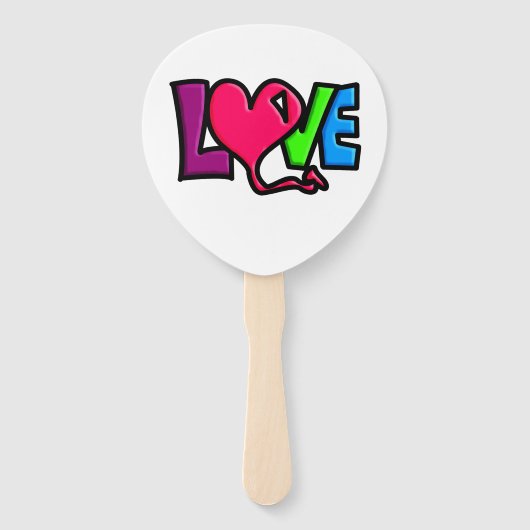 Liefde Handwaaier (Achterkant)
