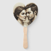 liefde handwaaier (Achterkant)