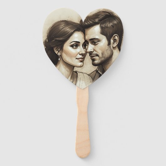 liefde handwaaier (Achterkant)