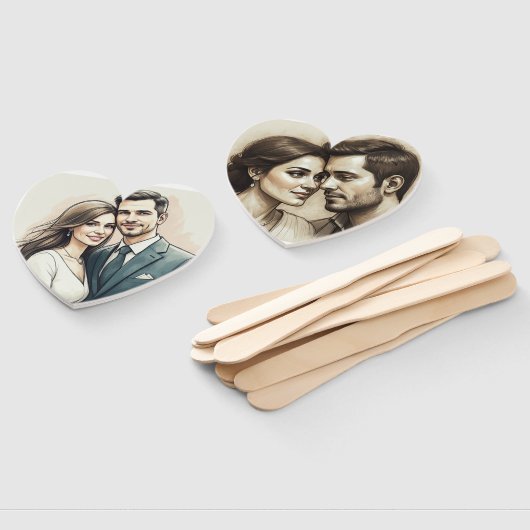 liefde handwaaier (Niet-gemonteerd)