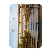 Liefde hanglocks op een brug in Parijs Magneet (Verticaal)