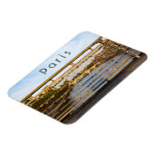 Liefde hanglocks op een brug in Parijs Magneet (Linkerzijde)