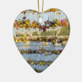 Liefde hanglocks op Pont de Solferino - Parijs, Fr Keramisch Ornament (Links)