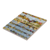 Liefde hanglocks op Pont de Solferino - Parijs, Fr Tegeltje (Zijkant)