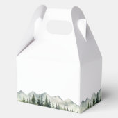 Liefde hangt in de lucht Elegante bruiloft Bedankdoosjes (Achterkant)