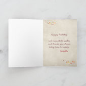 Liefde hangt in de lucht Happy Birthday Kaart (Binnen)