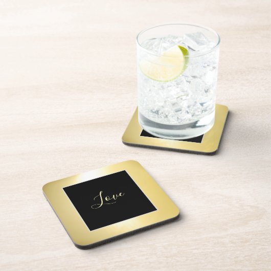 "Liefde" Hard plastic Bier Onderzetter (Rechterzijde)