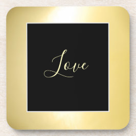 "Liefde" Hard plastic Bier Onderzetter
