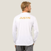 Liefde hardop Retro Pride-typografie Aangepast Tri-Blend Shirt (Achterkant)
