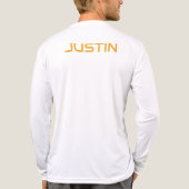 Liefde hardop Retro Pride-typografie Aangepast Tri-Blend Shirt (Achterkant)