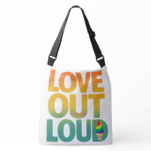 Liefde hardop Retro Pride typografie ontwerp