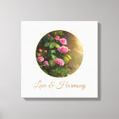 Liefde & Harmonie - Verpakt canvas Afdruk (Voorkant)
