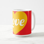 Liefde,hart,aangepast Koffiemok (Voorkant rechts)