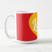 Liefde,hart,aangepast Koffiemok (Links)