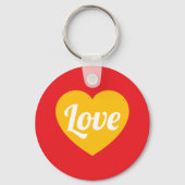 Liefde,hart,aangepast Sleutelhanger (Voorkant)