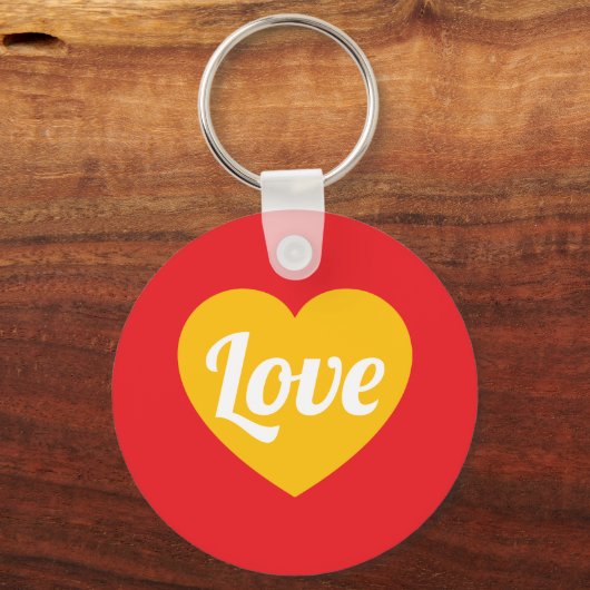 Liefde,hart,aangepast Sleutelhanger (Voorkant)