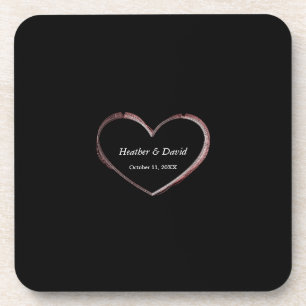 Liefde Hart Aantrekkelijk Charmant Trouwen Bier Onderzetter